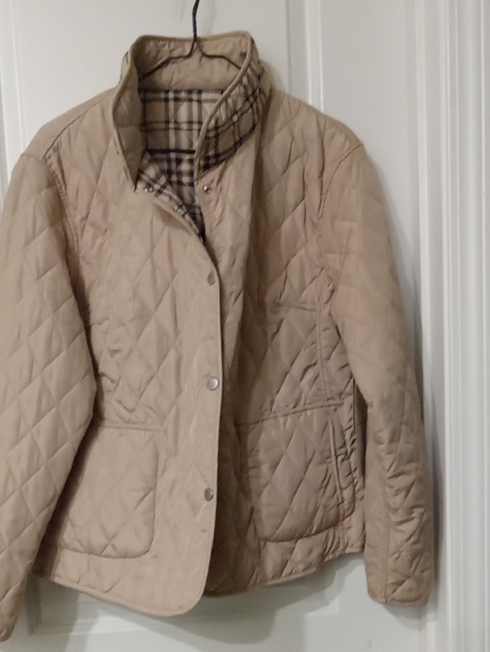 Quilted Jacket Tan SIZE L